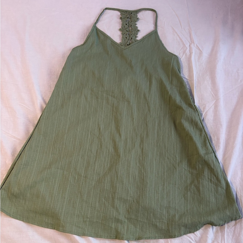SHEIN Sage Green Sun Dress